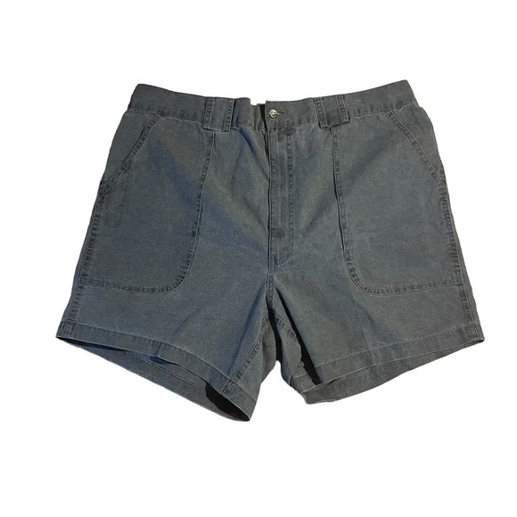 Mens Hook & Tacks Beer Can Island Fishing Shorts Denim/canvas Sz 44 Dark Gray - Picture 1 of 8